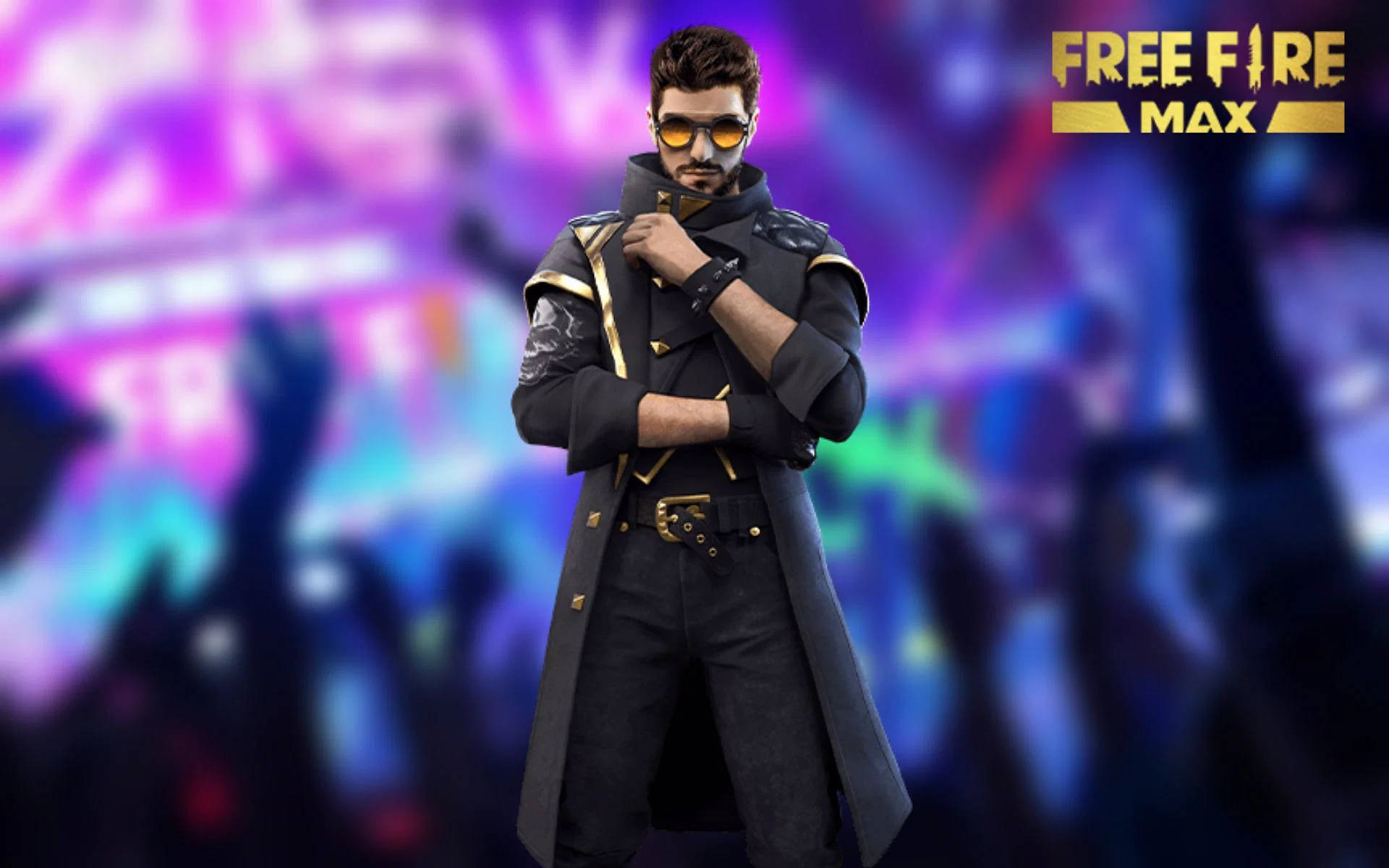 Free Fire DJ Alok character art with neon DJ aesthetic, one of the best characters in OB52 meta
